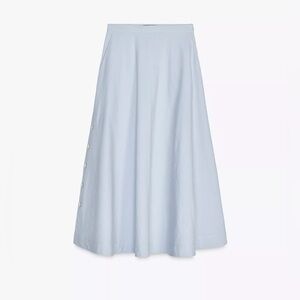 Zara FLARED BUTTON SKIRT ZARA WOMAN COLLECTION